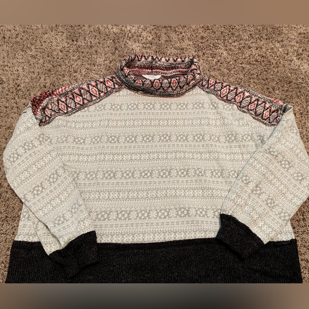Time and Tru Cowlneck Pullover